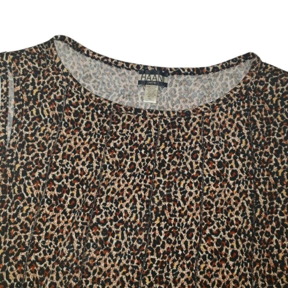 HANNI Women's Animal Print Dress Size XL P - Picture 3 of 4